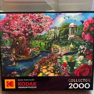 Kodak Collector's Puzzle- Spring Garden- Alice in Wonderland 2000 piece puzzle